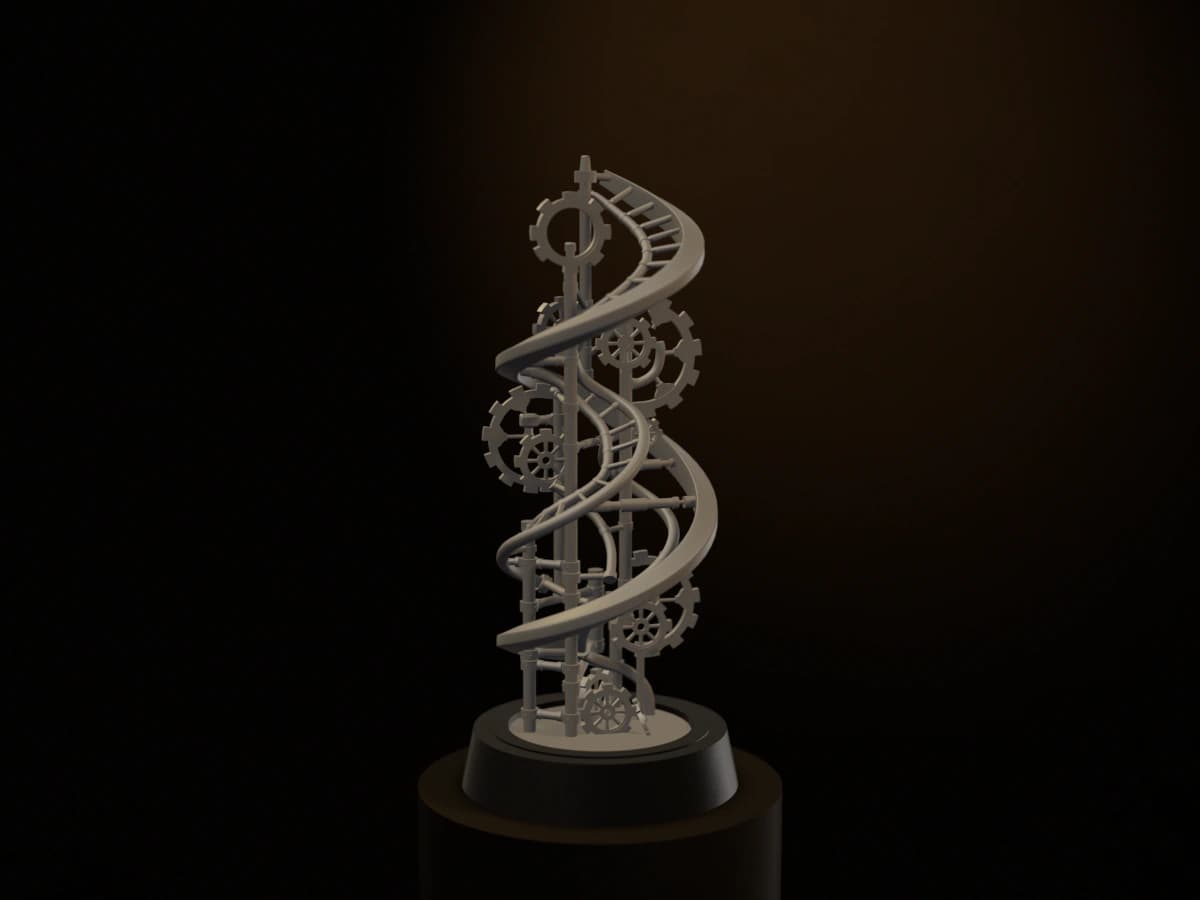 3D Engineering DNA, drawn from its 3D model